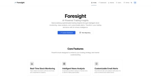 Full-Stack Financial Trading Platform